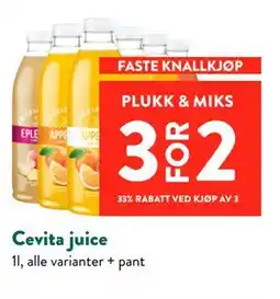 Jacobs Cevita juice tilbud