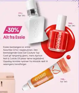 VITA Alt fra Essie tilbud