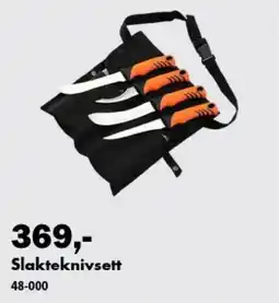 Biltema Slakteknivsett tilbud