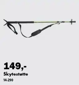 Biltema Skytestøtte tilbud