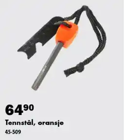 Biltema Tennstål, oransje tilbud