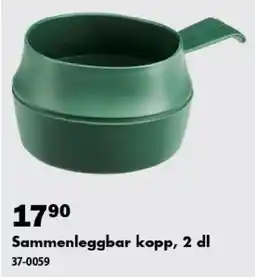 Biltema Sammenleggbar kopp tilbud
