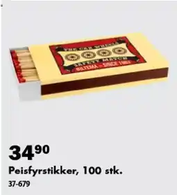 Biltema Peisfyrstikker tilbud