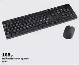 Biltema Trådløst tastatur og mus tilbud