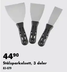 Biltema Stålsparkelsett, 3 deler tilbud
