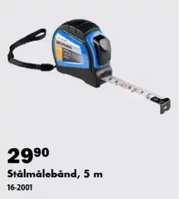 Biltema Stålmålebånd, 5 m tilbud