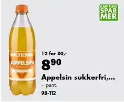 Biltema Biltema appelsin sukkerfri tilbud