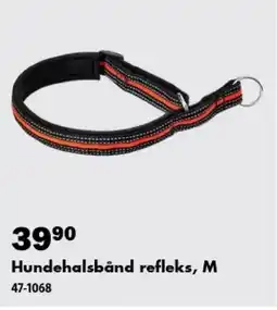 Biltema Hundehalsbånd refleks, M tilbud