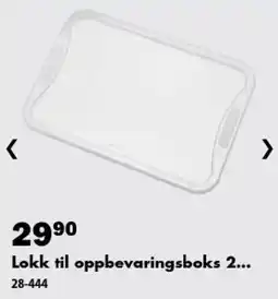 Biltema Lokk til oppbevaringsboks tilbud