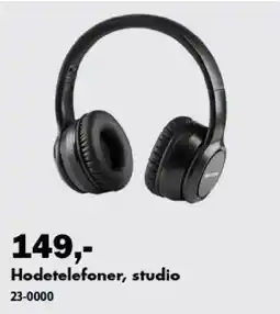 Biltema Hodetelefoner, studio tilbud