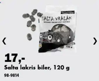 Biltema Salta lakris biler tilbud