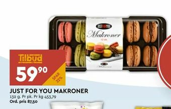 Coop Mega Just for you makroner tilbud