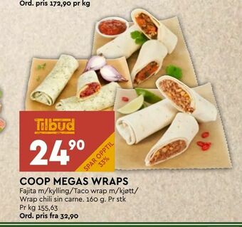 Coop Mega Coop megas wraps tilbud