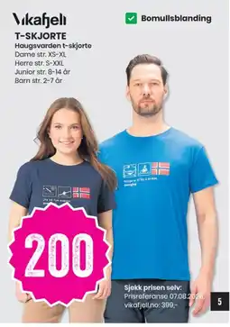 Sport Outlet Vikafjell T-skjorte tilbud