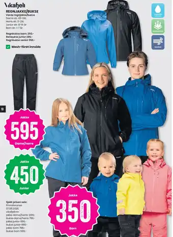 Vikafjell regnjakke/bukse