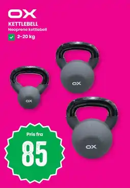 Sport Outlet Ox kettlebell tilbud