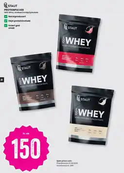 Sport Outlet Staut whey protein concentrate tilbud