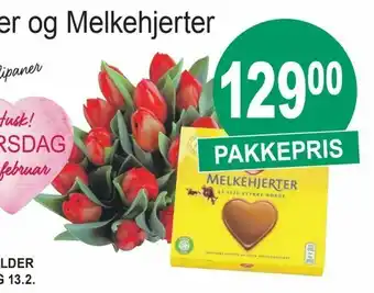 Joker Tulipaner og Melkehjerter tilbud