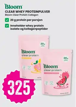 Sport Outlet Bloom clear protein tilbud