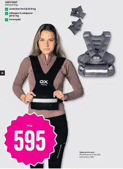 Sport Outlet OX Vektvest tilbud