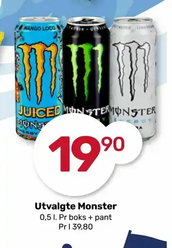 Matkroken Utvalgte Monster tilbud