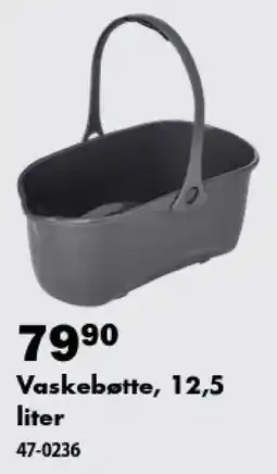 Biltema Vaskebøtte tilbud