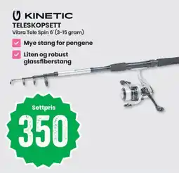 Sport Outlet Kinetic Teleskopsett tilbud