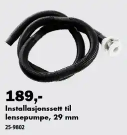 Biltema Installasjonssett til lensepumpe, 29 mm tilbud