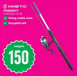 Sport Outlet Kinetic fiskesett fantastica cc 7/9' tilbud