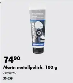 Biltema Biltema marin metallpolish tilbud
