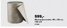 Biltema Absorpsjonsmatte tilbud