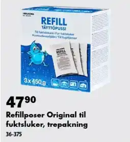Biltema Refillposer Original til fuktsluker tilbud