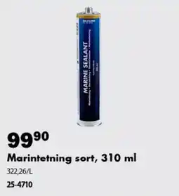 Biltema Marintetning sort tilbud