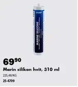 Biltema Marin silikon hvit tilbud