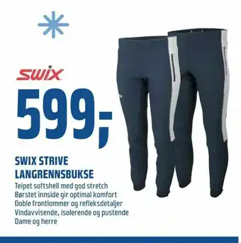 Coop Obs Swix strive langrennsbukse tilbud