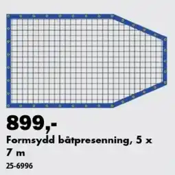 Biltema Formsydd båtpresenning tilbud