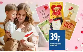 Coop Obs Kort til valentines og morsdag tilbud