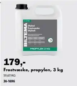 Biltema Biltema frostvæske propylen tilbud