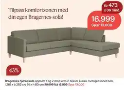 Møbelringen Bragernes hjørnesofa tilbud