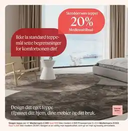 Møbelringen Skagen teppe tilbud