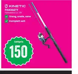 Sport Outlet KINETIC FISKESETT tilbud