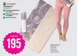 Sport Outlet EZINNE YOGAMATTE tilbud