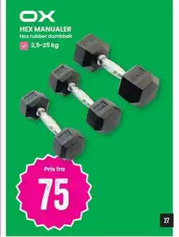 Sport Outlet HEX MANUALER tilbud
