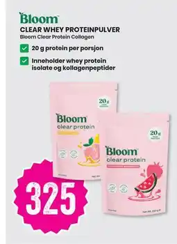 Sport Outlet CLEAR WHEY PROTEINPULVER tilbud