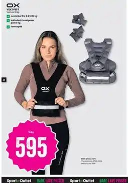 Sport Outlet OX VEKTVEST tilbud