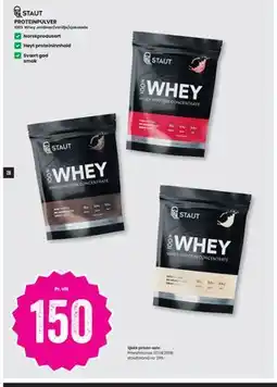 Sport Outlet STAUT PROTEINPULVER tilbud