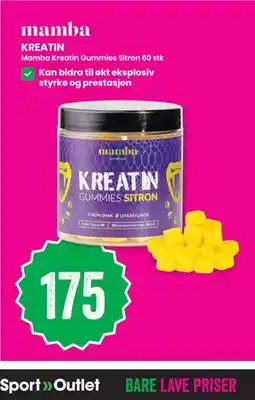 Sport Outlet KREATIN tilbud