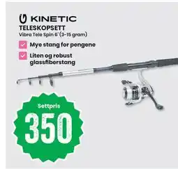 Sport Outlet KINETIC TELESKOPSETT tilbud