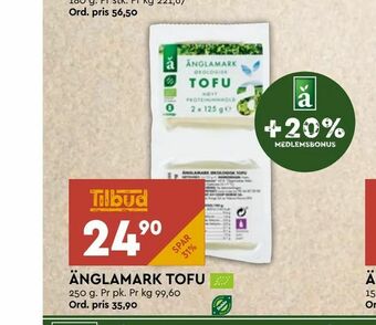 Coop Mega Änglamark tofu tilbud
