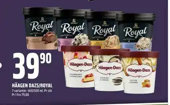 Coop Obs Häagen dazs/royal tilbud